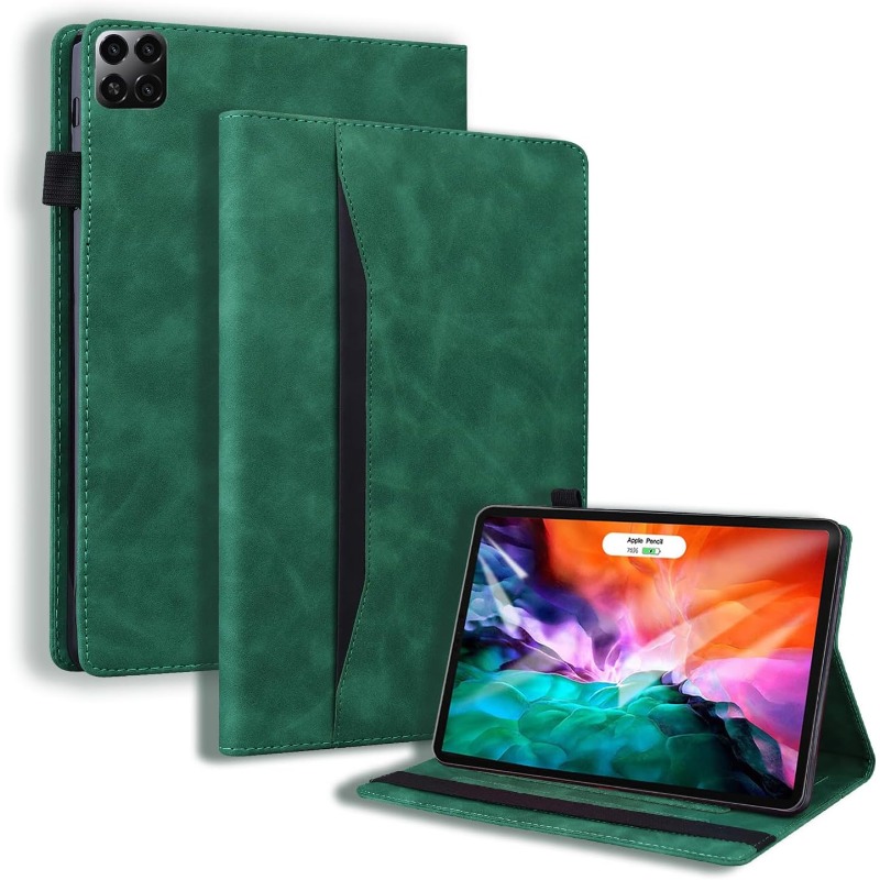 Leather Folio Wallet Case - Case for Honor Pad X9b Max