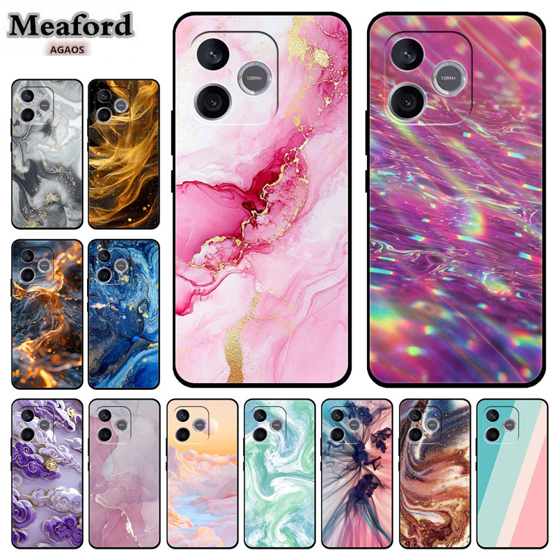 Phone Cases Black - Marble Patterns Case For Huawei Honor