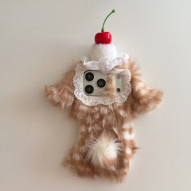 Phone Cases Iphone 17 Pro Max - Soft Plush Rabbit Phone Case For