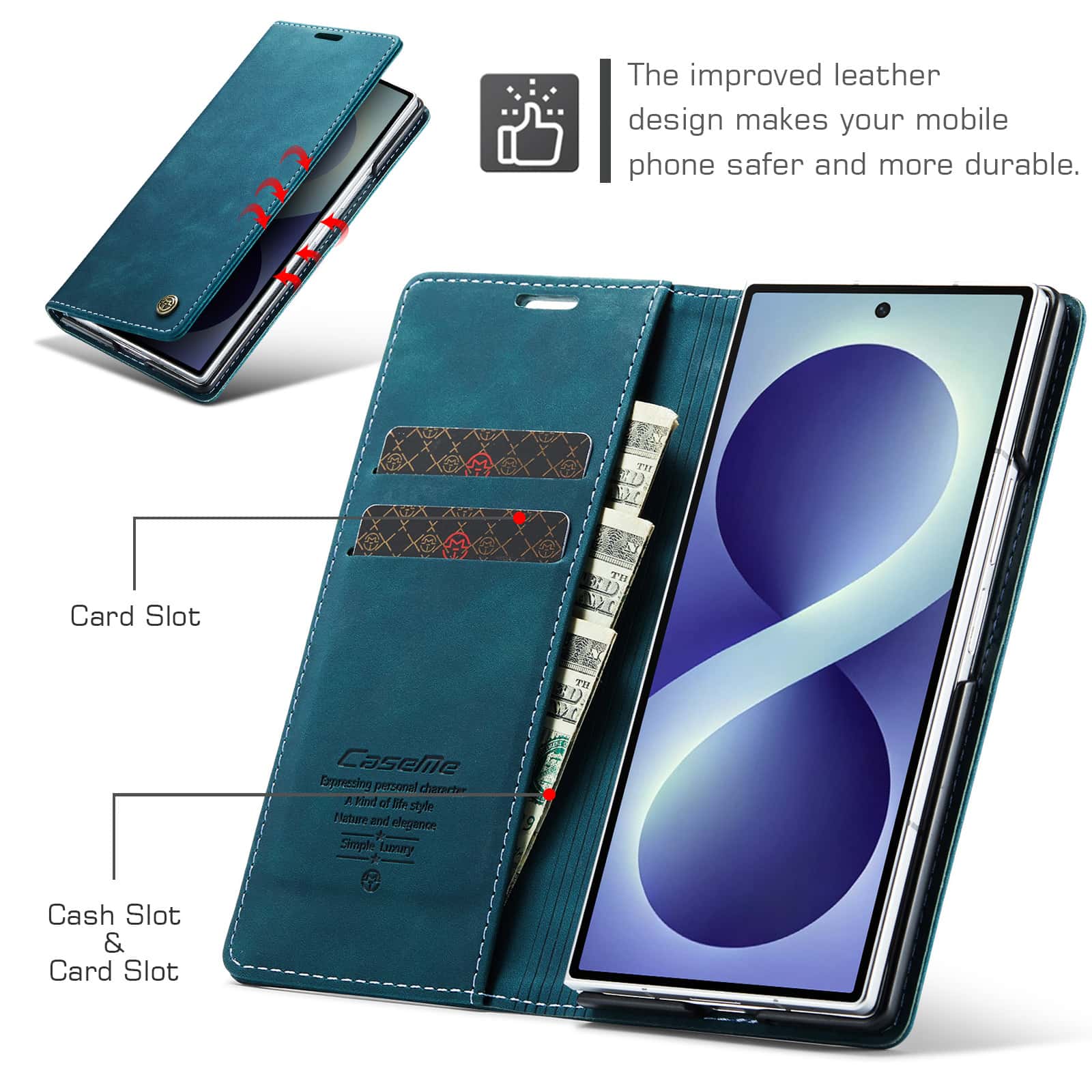Leather Flip Wallet Case for S - огляд і ціна Leather Folio Wallet Case