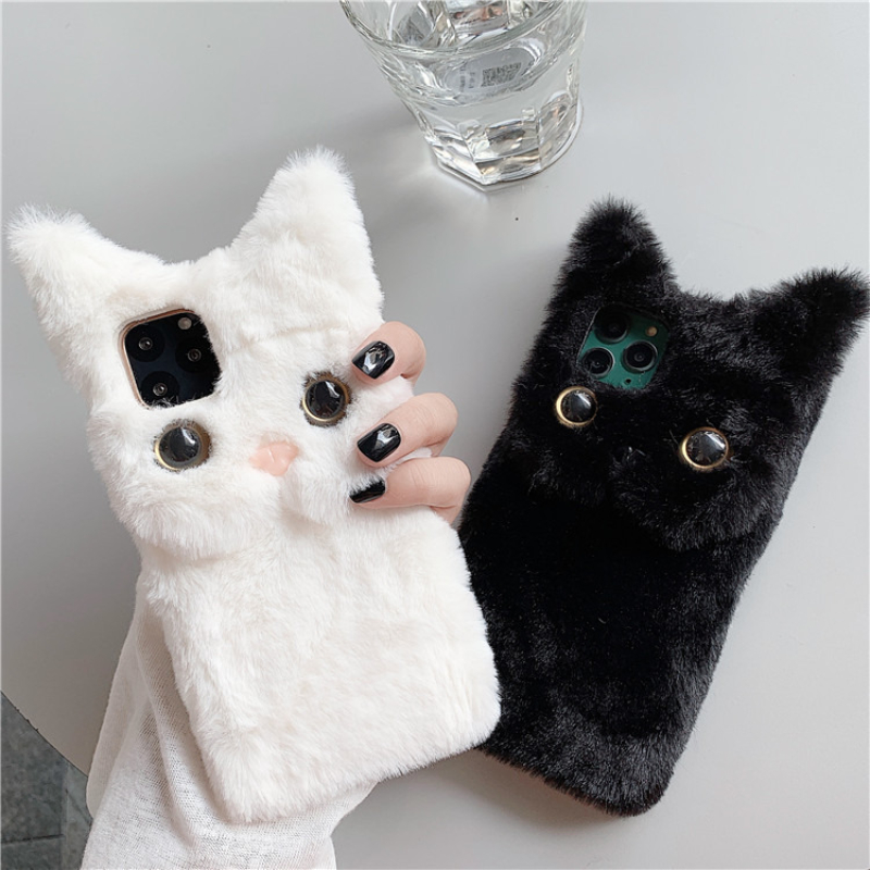 3D Cute Cartoon Cat Furry Plus - огляд і ціна Phone Cases Iphone 16