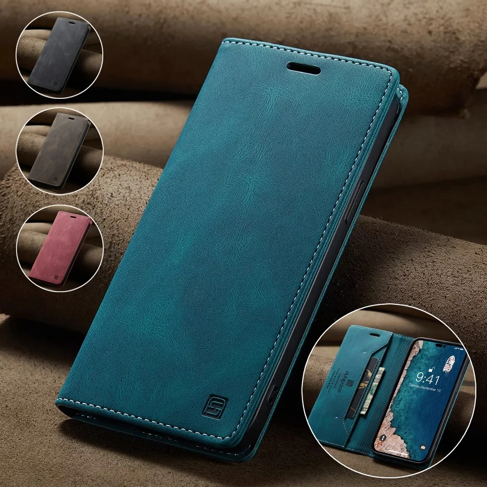 Leather Cases for IPhone 16 15 - огляд і ціна Leather Folio Wallet Case
