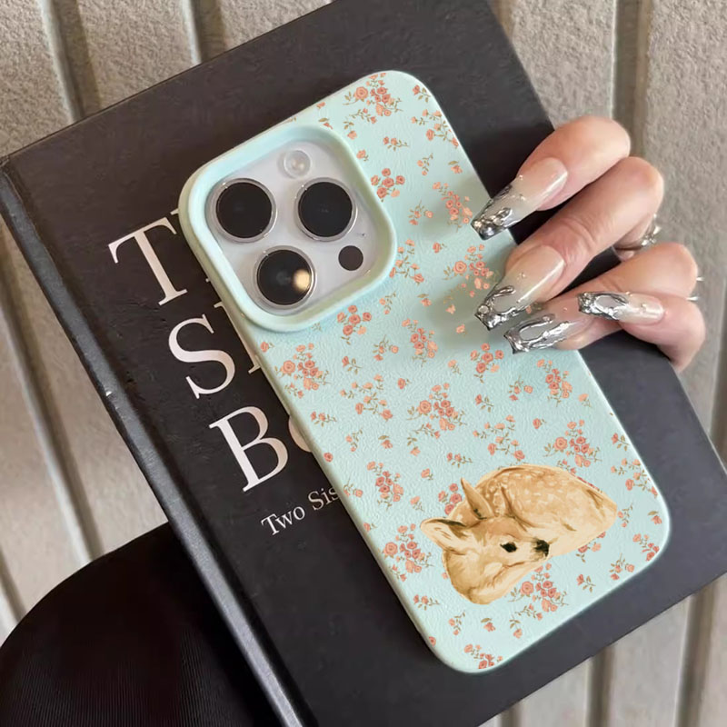 Cute Deer Full Floral Pattern  - огляд і ціна Phone Cases Cute Iphone 13