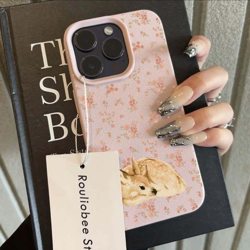 Cute Deer Full Floral Pattern  - огляд і ціна Phone Cases Cute Iphone 13