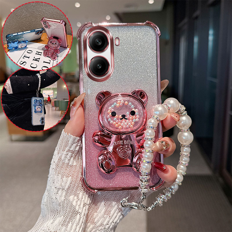 Cute Bear Cartoon Holder Pearl - огляд і ціна Phone Cases Quotes