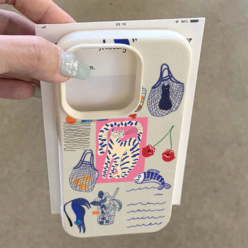 Cute Cherry Cat Print Phone Ca - огляд і ціна Phone Cases Cute Iphone 13