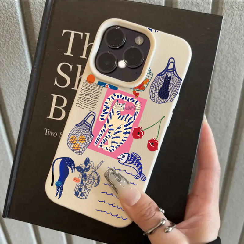 Cute Cherry Cat Print Phone Ca - огляд і ціна Phone Cases Cute Iphone 13