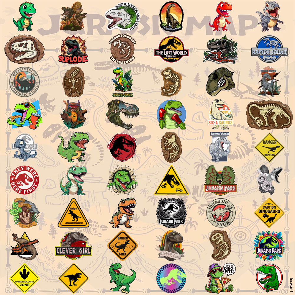 Cool Dinosaur Theme Stickers W - огляд і ціна Phone Cases Kids