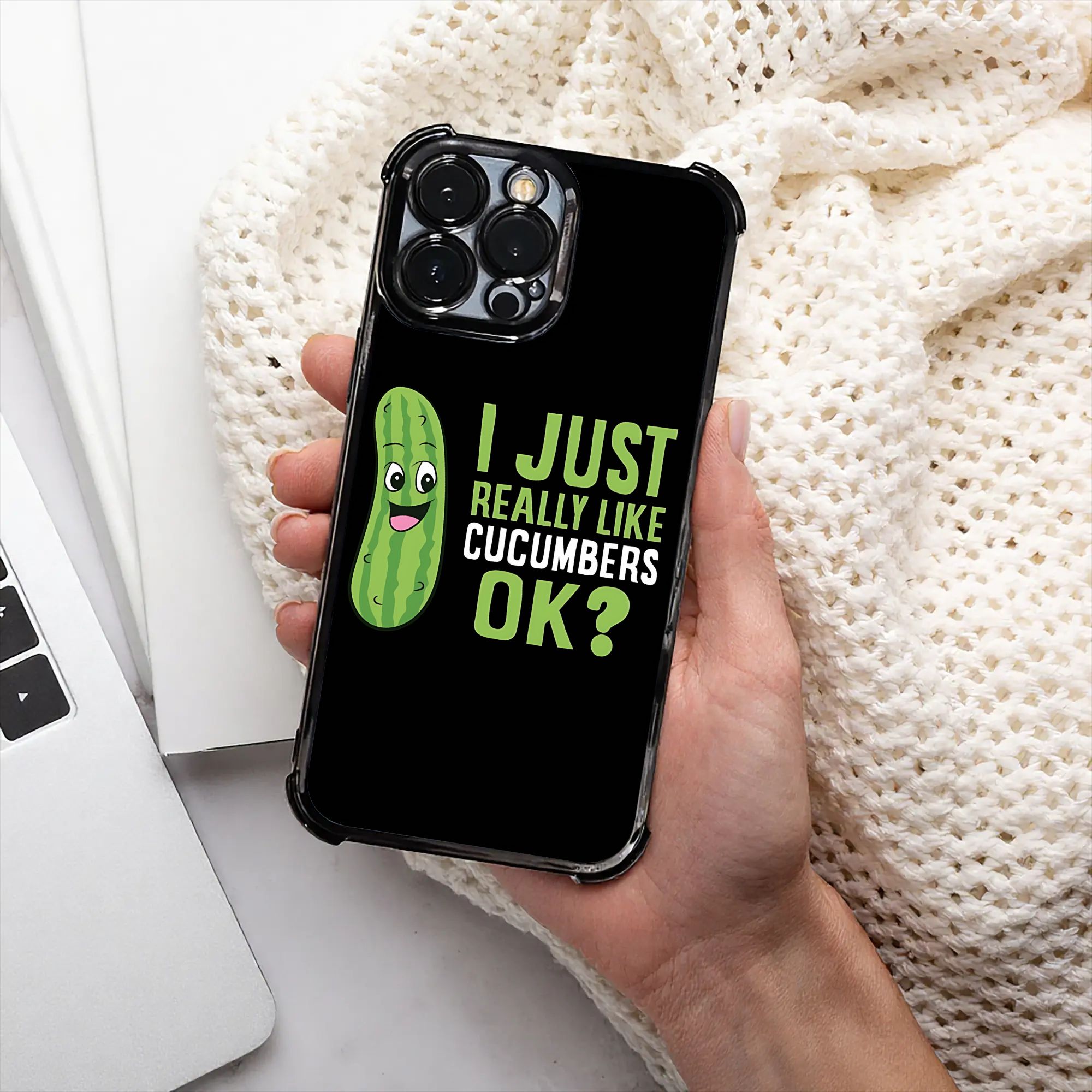 I Love Cucumbers OK Funny Quot - огляд і ціна Phone Cases Quotes