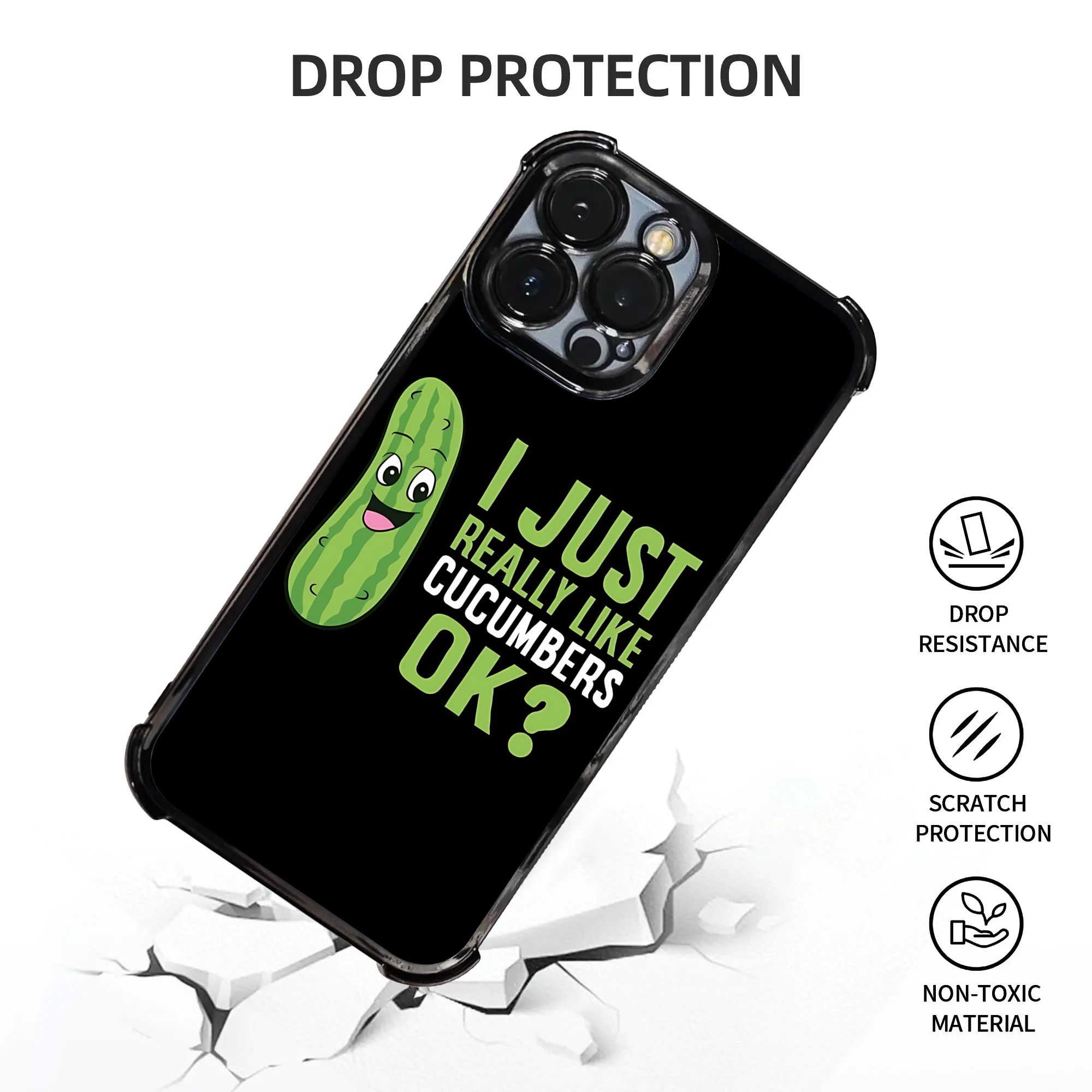 I Love Cucumbers OK Funny Quot - огляд і ціна Phone Cases Quotes