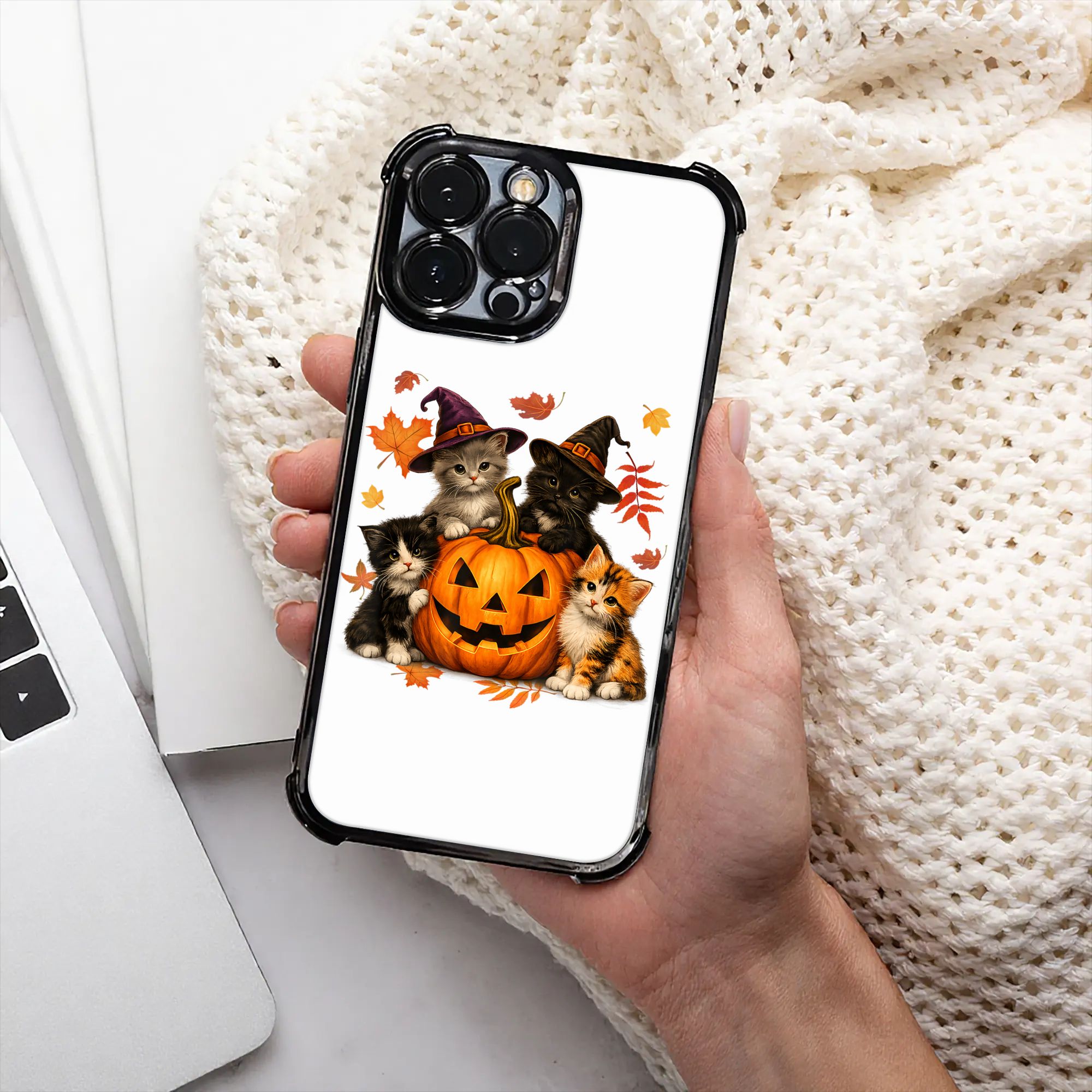 Halloween Cute Cats Pumpkin Sp - огляд і ціна Phone Cases Kids