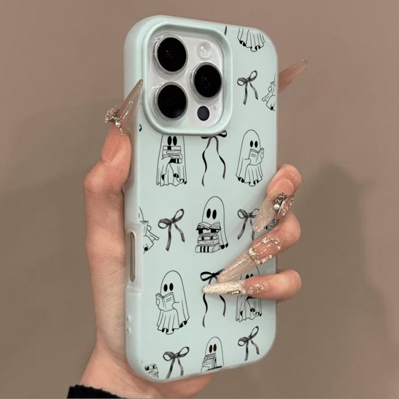 Cute Halloween Book Ghost Bow  - огляд і ціна Phone Cases Cute Iphone 13