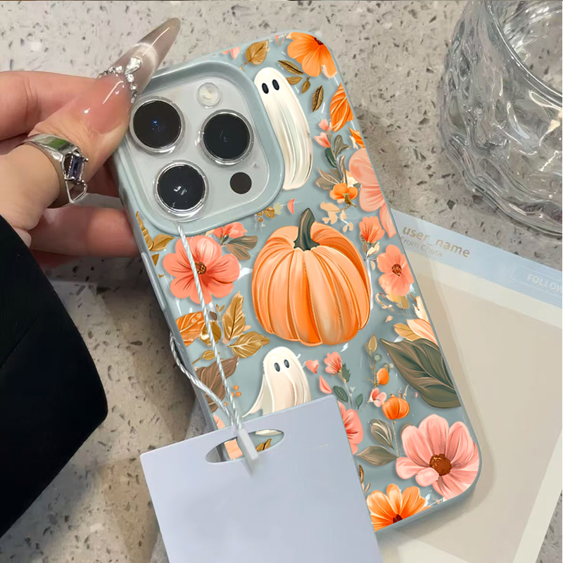 Autumn Fall Cute Ghost Pumpkin - огляд і ціна Phone Cases Cute Iphone 13