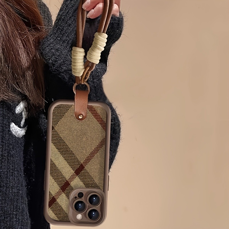 Brown Stripes Lanyard Strap Ro - огляд і ціна Phone Cases Brown