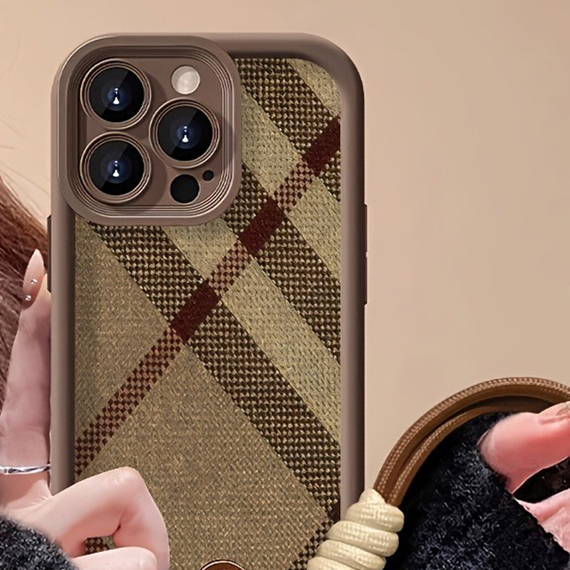 Brown Stripes Lanyard Strap Ro - огляд і ціна Phone Cases Brown