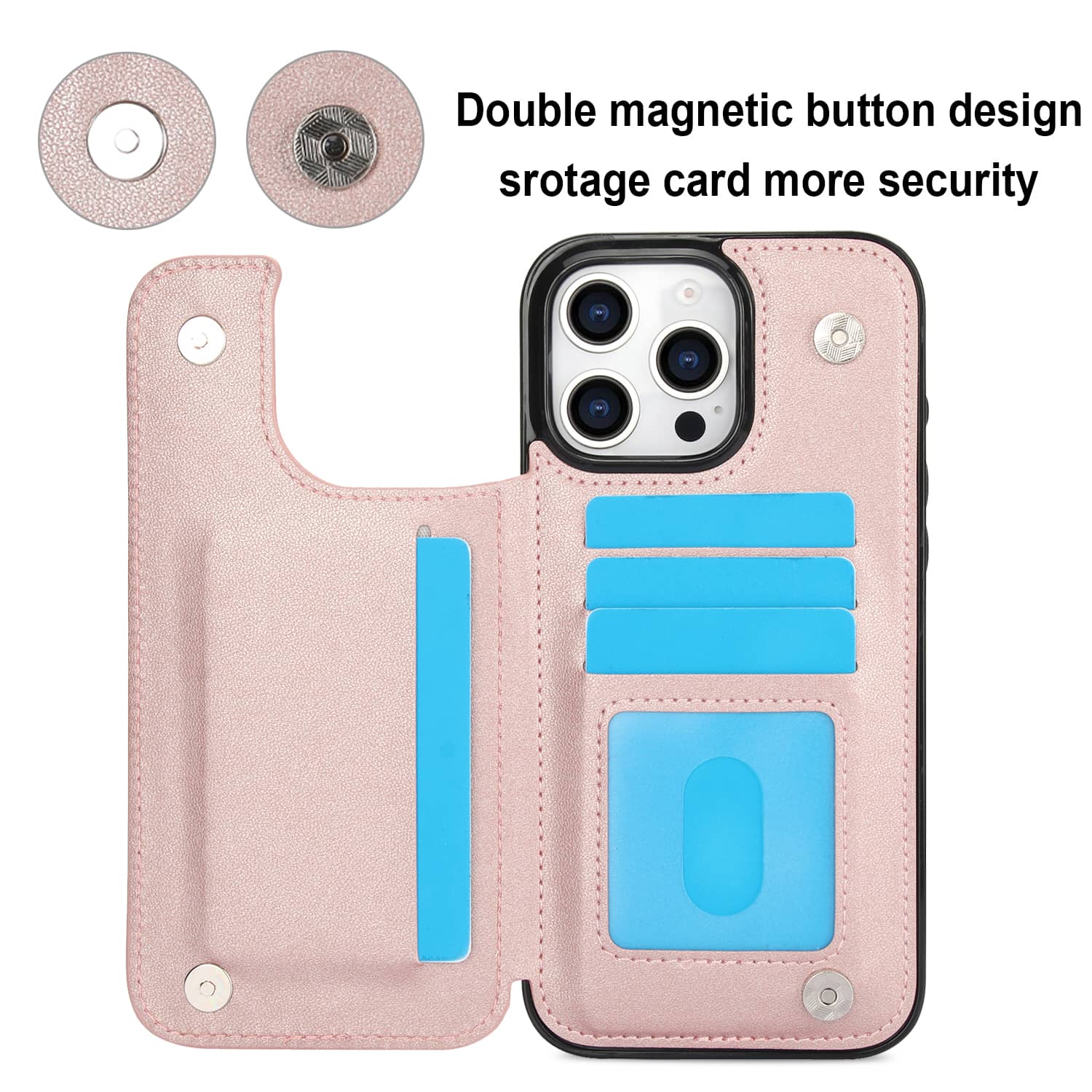 For iPhone 16 Pro Max iPhone 1 - огляд і ціна Leather Folio Wallet Case