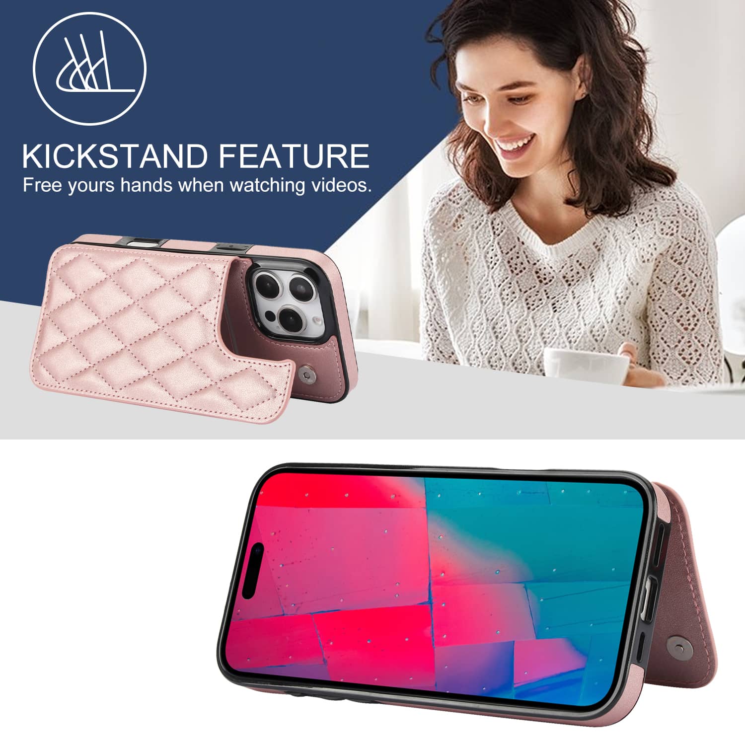 For iPhone 16 Pro Max iPhone 1 - огляд і ціна Leather Folio Wallet Case