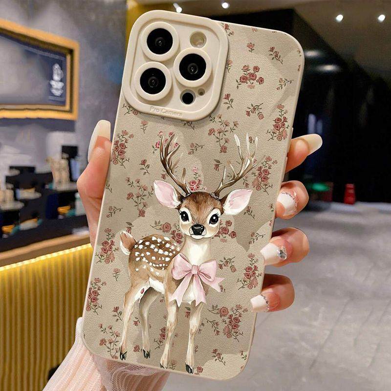 For Xiaomi 15T Case Deer Paint - огляд і ціна Phone Cases Brown