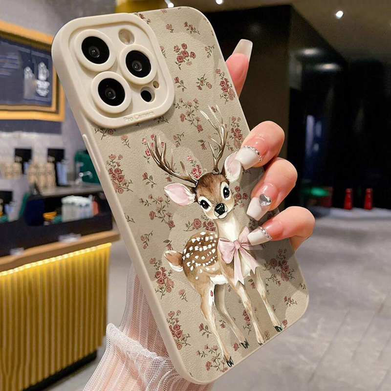 For Xiaomi 15T Case Deer Paint - огляд і ціна Phone Cases Brown