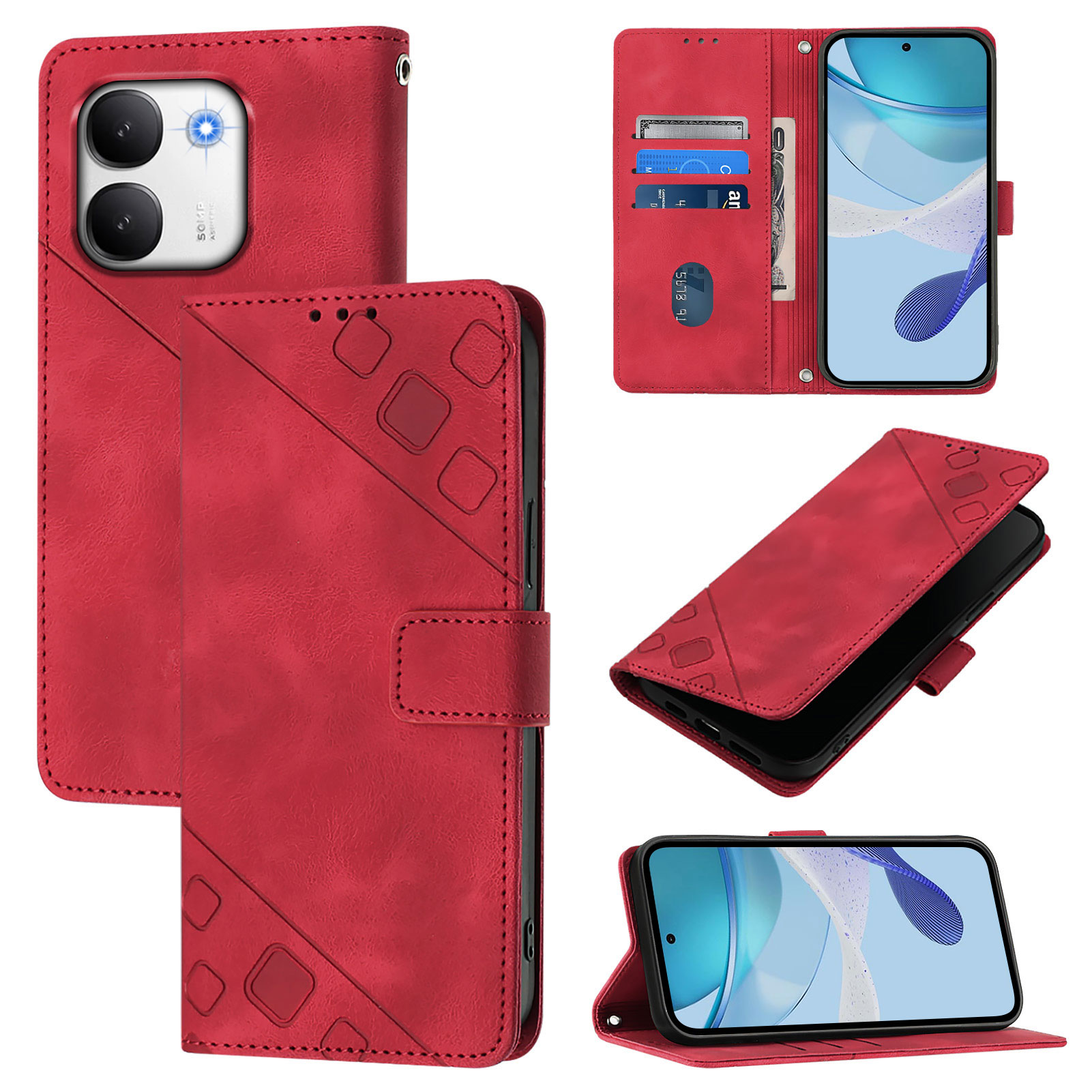 Luxury Leather Wallet Phone Ca - огляд і ціна Leather Folio Wallet Case