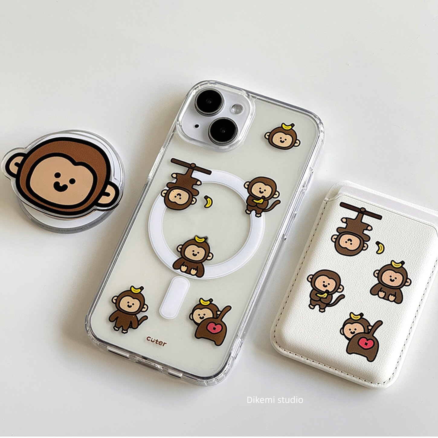Brown Banana Baby Monkey Y2K I - огляд і ціна Phone Cases Brown