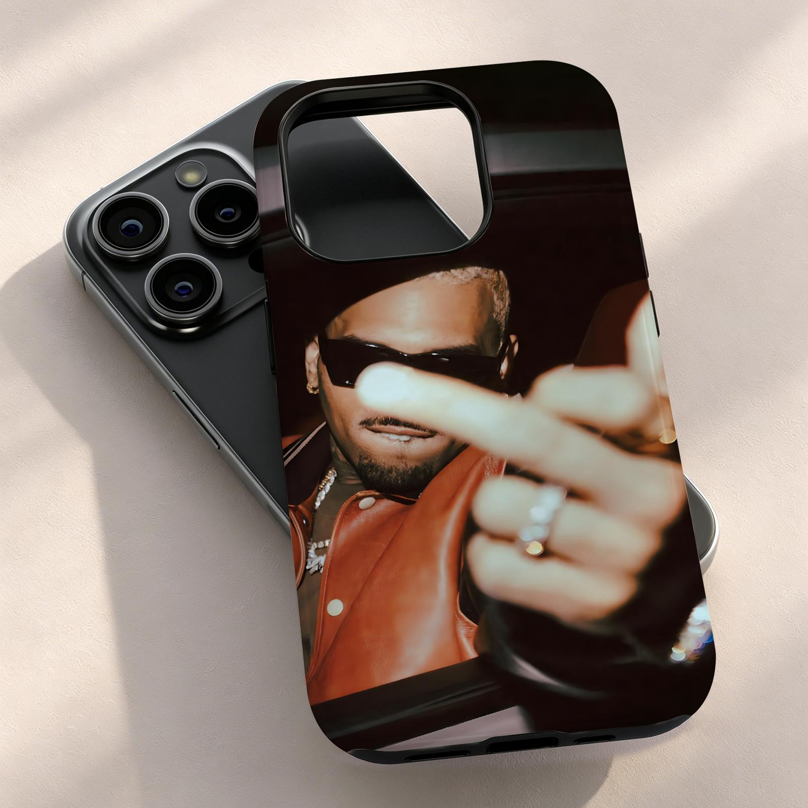 Rapper Chris Brown Breezy Phon - огляд і ціна Phone Cases Brown
