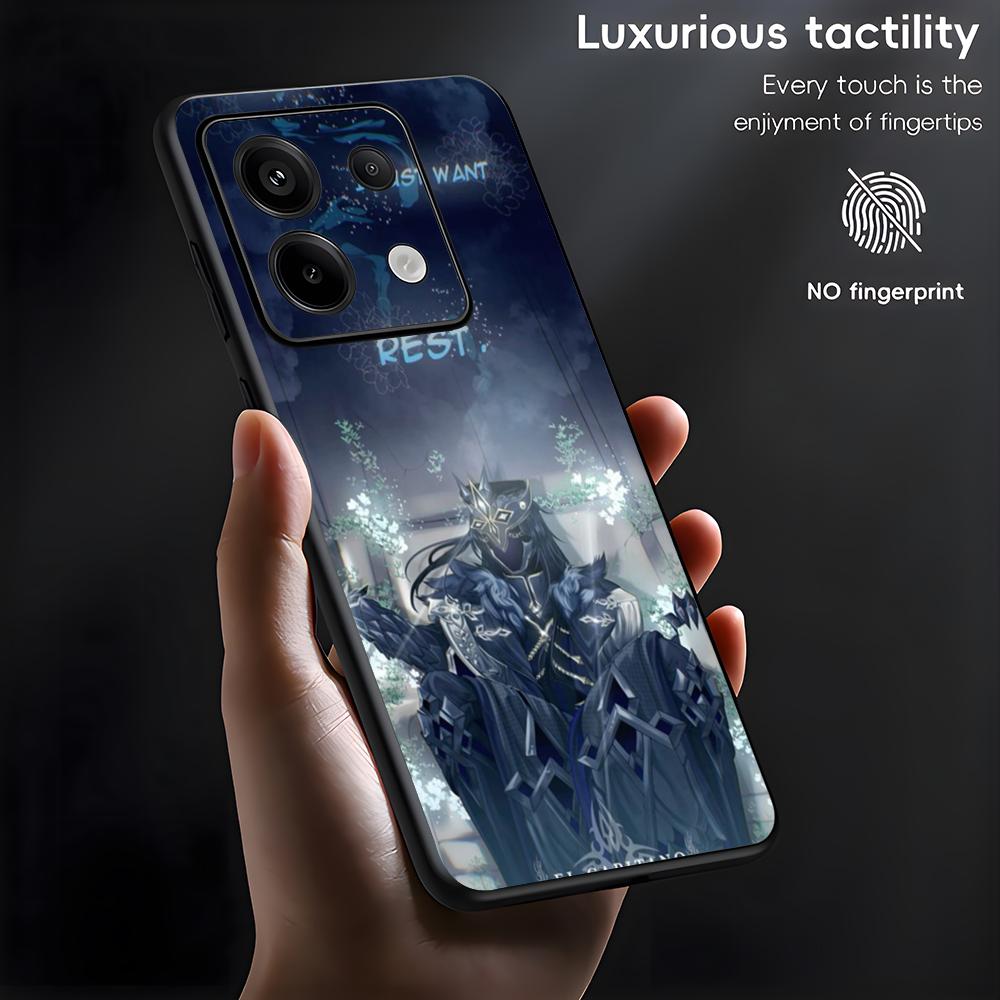 Genshin Impact Capitano Phone  - огляд і ціна Phone Cases Black