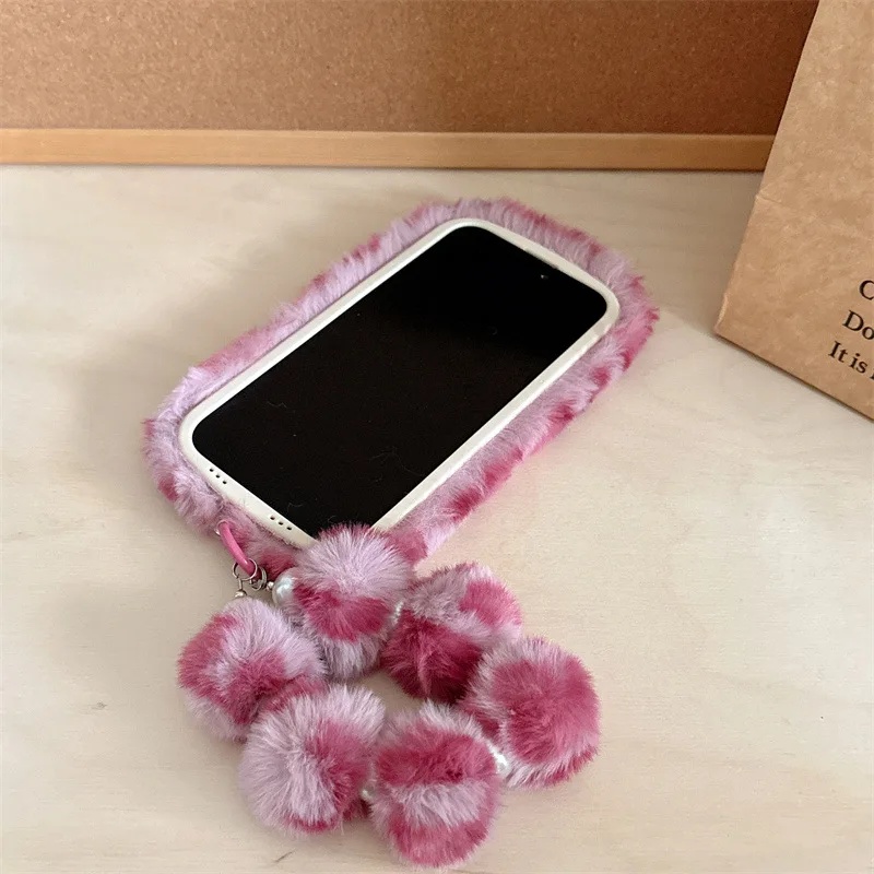 Fashion Leopard Furry Plush Le - огляд і ціна Phone Cases Iphone 16