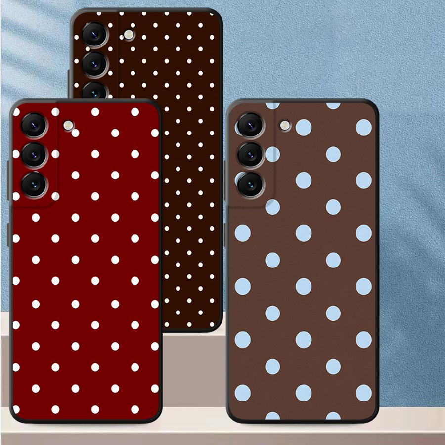 Retro Polka Dots Case for Sams - огляд і ціна Phone Cases Polka Dot