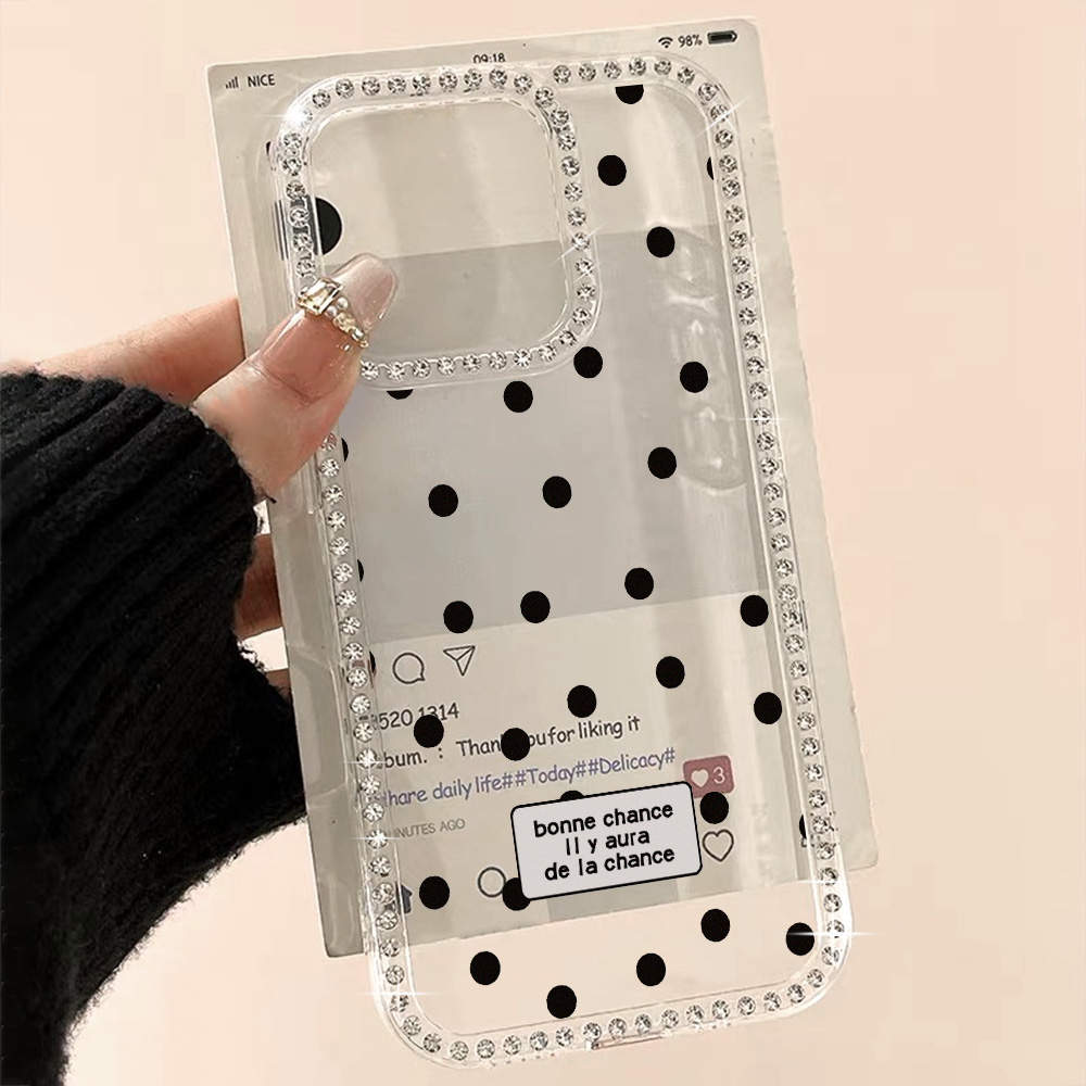 Painted Phone Case for Apple i - огляд і ціна Phone Cases Polka Dot