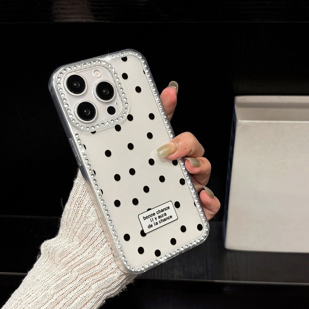 Painted Phone Case for Apple i - огляд і ціна Phone Cases Polka Dot
