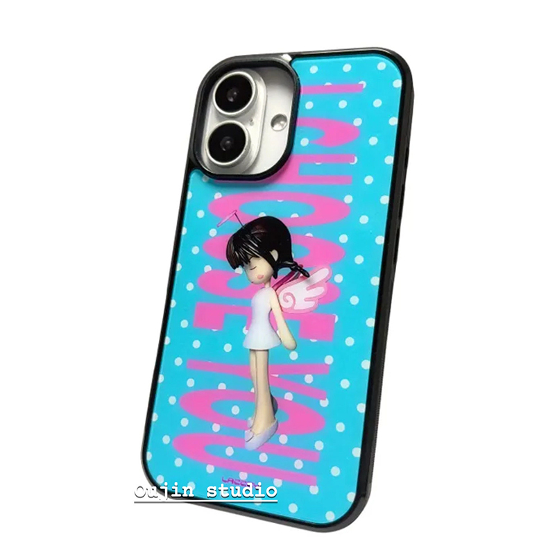 Korean Ins Polka Dots Angel Gi - огляд і ціна Phone Cases Polka Dot