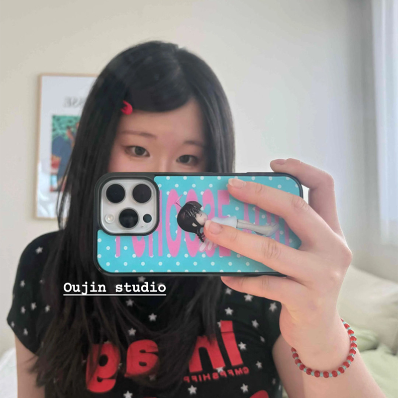 Korean Ins Polka Dots Angel Gi - огляд і ціна Phone Cases Polka Dot