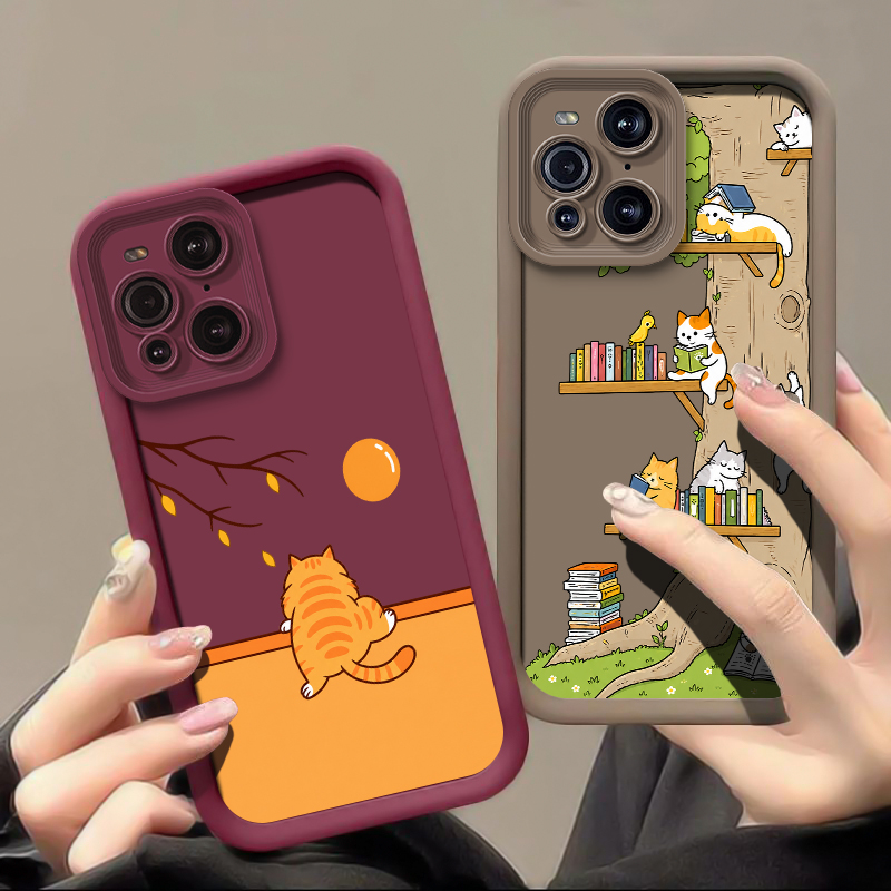 Cartoon Animal Cat Phone Case  - огляд і ціна Oppo Find X8