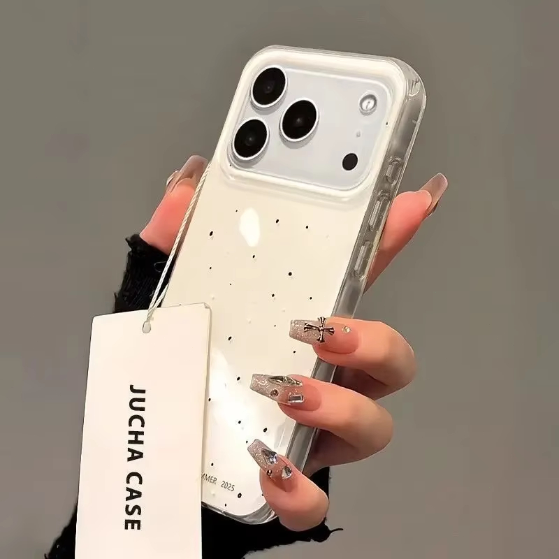 Simple Korean-Style White spla - огляд і ціна Phone Cases Polka Dot