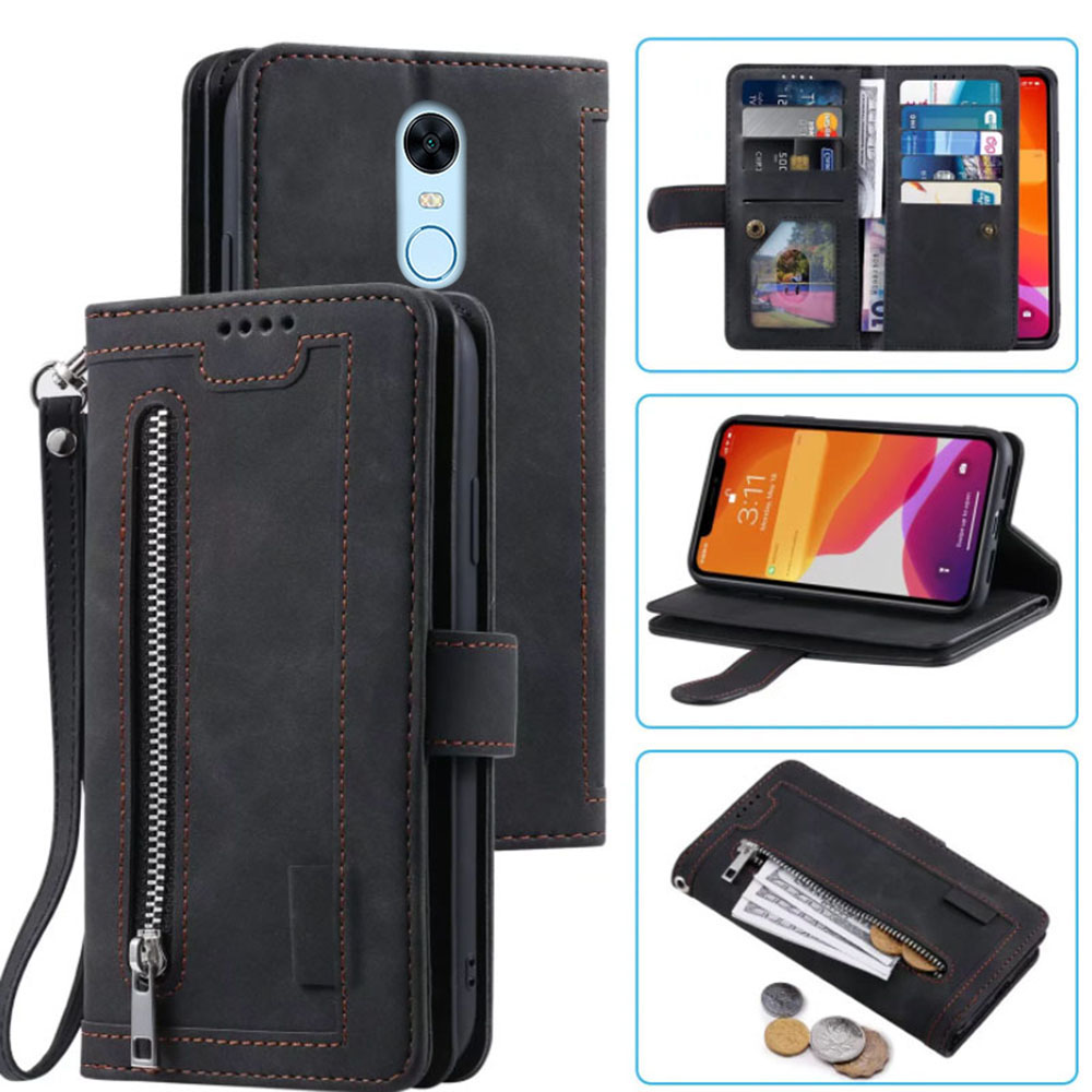9 Cards Wallet Case for Redmi  - огляд і ціна Leather Folio Wallet Case