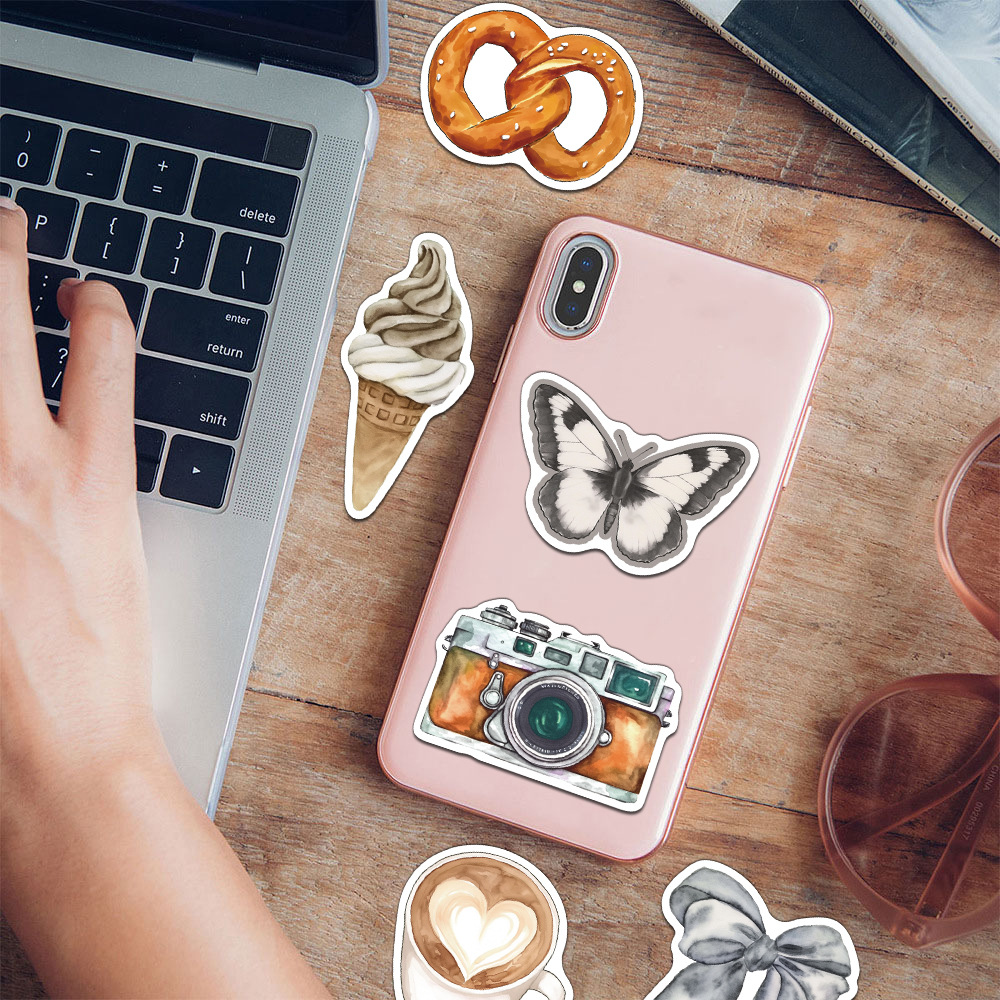 50Pcs Retro Graffiti Stickers  - огляд і ціна Phone Cases Kids